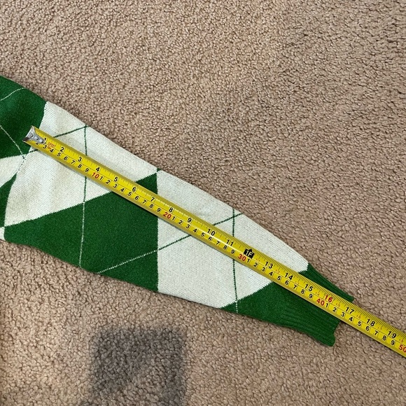 Women's SHEIN vintage vibes Argyle Pattern pullover crewneck sweater - Picture 11 of 12